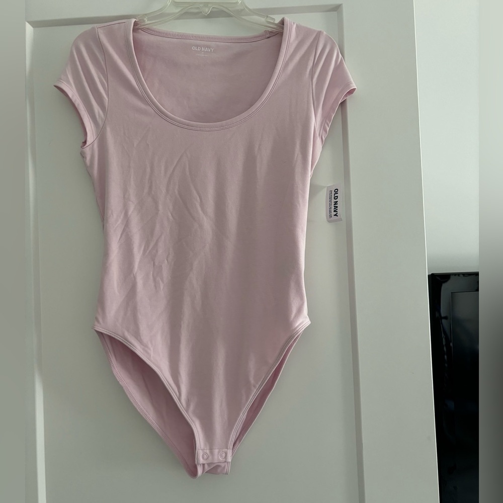 Two Old Navy Scoop Neck Bodysuits